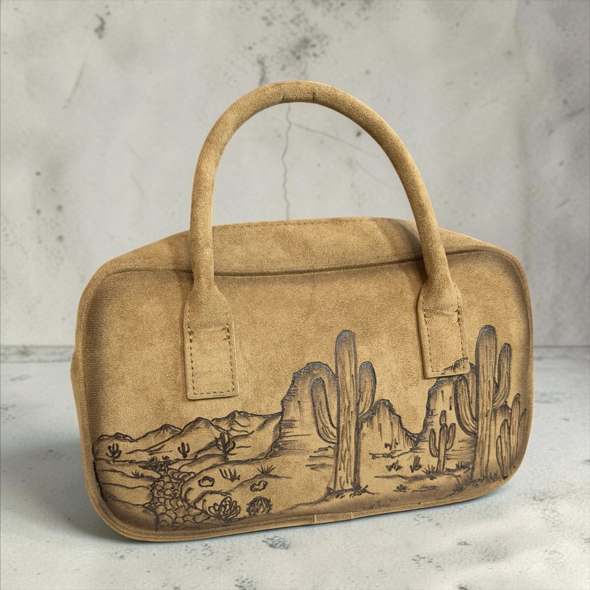 Western Luv - Burned Small Handbag