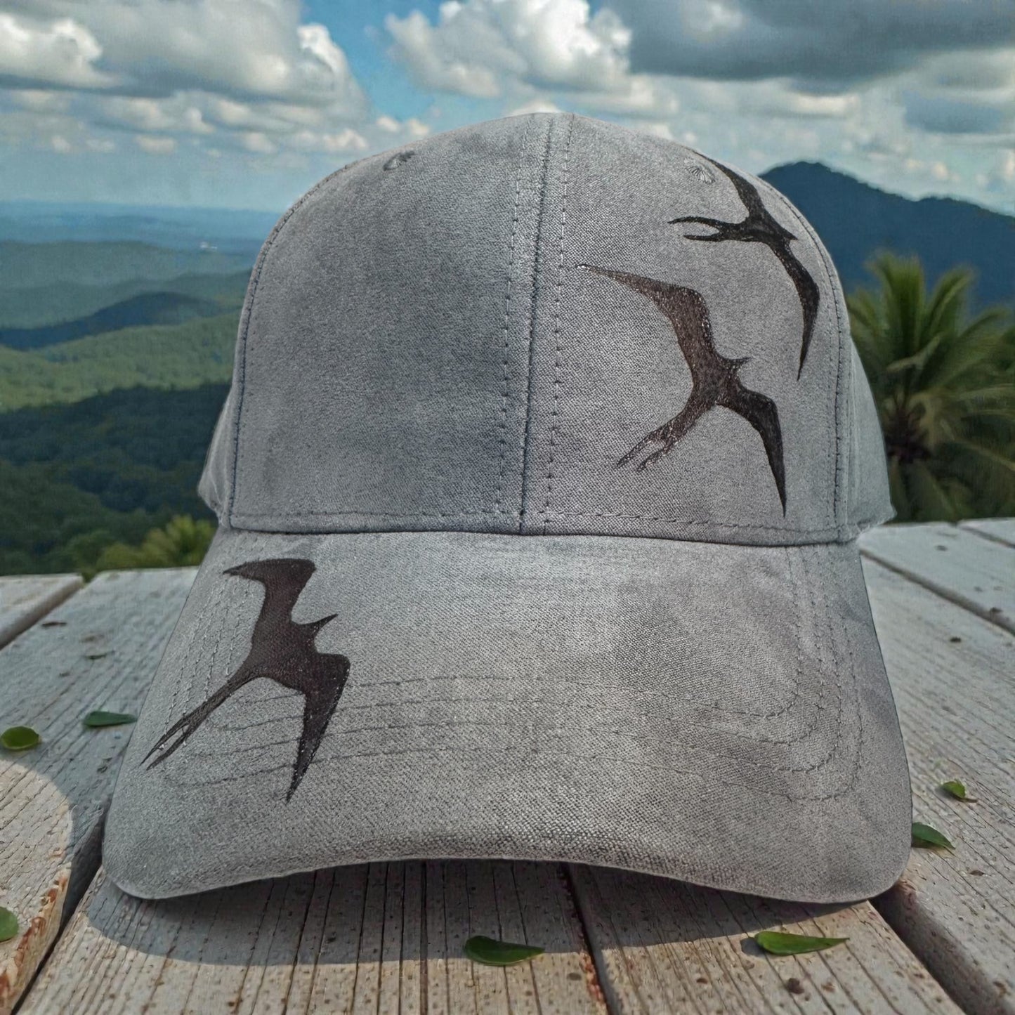 Mano O Kū - Burned Suede Baseball Cap