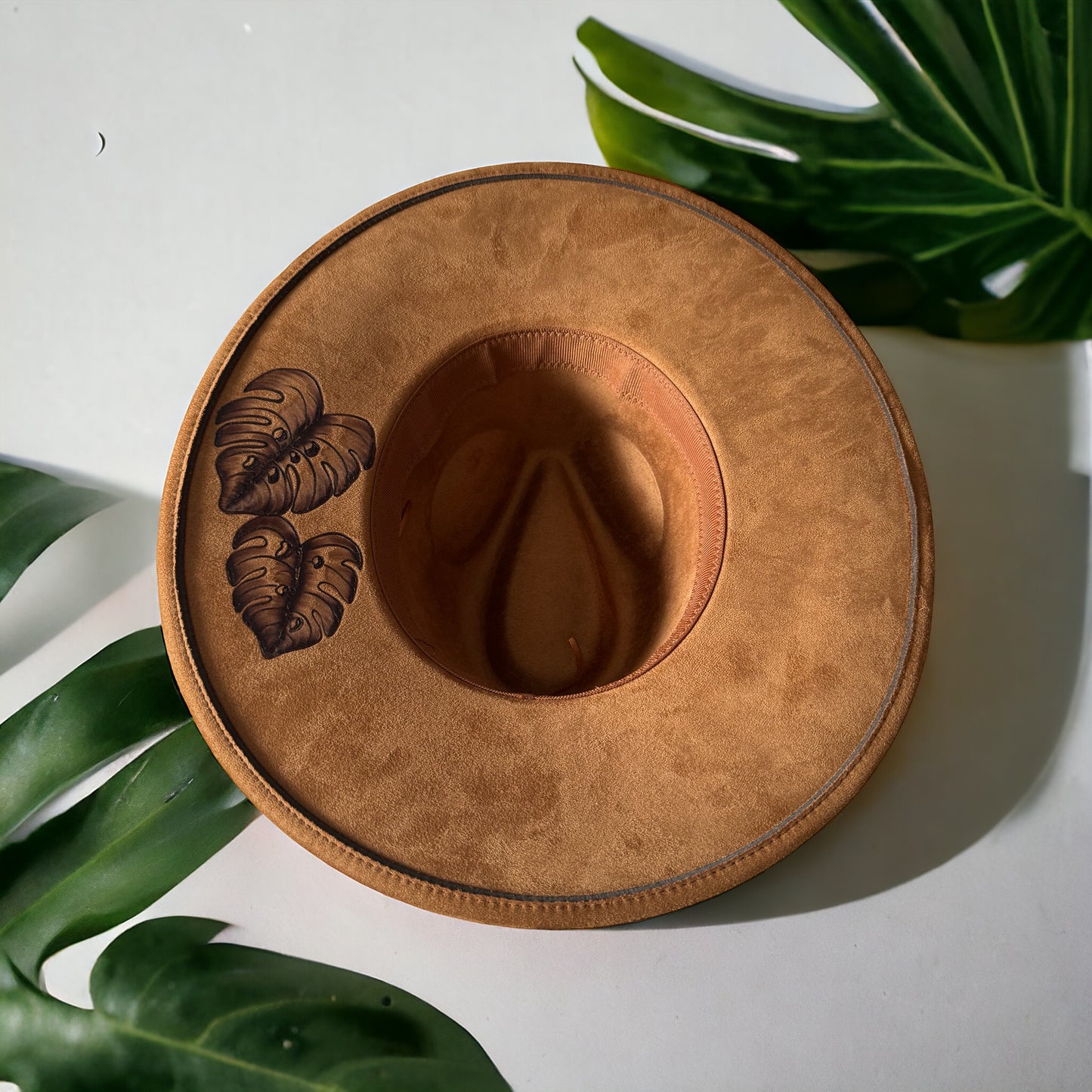 Ma’alahi- Burned Wide Brim Hat