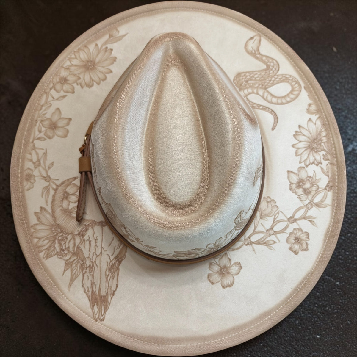 Ophidian - Burned Wide Brim Fedora