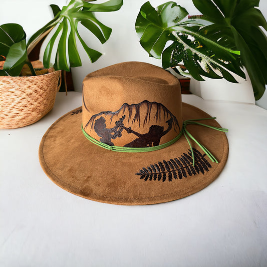 Ma’alahi- Burned Wide Brim Hat