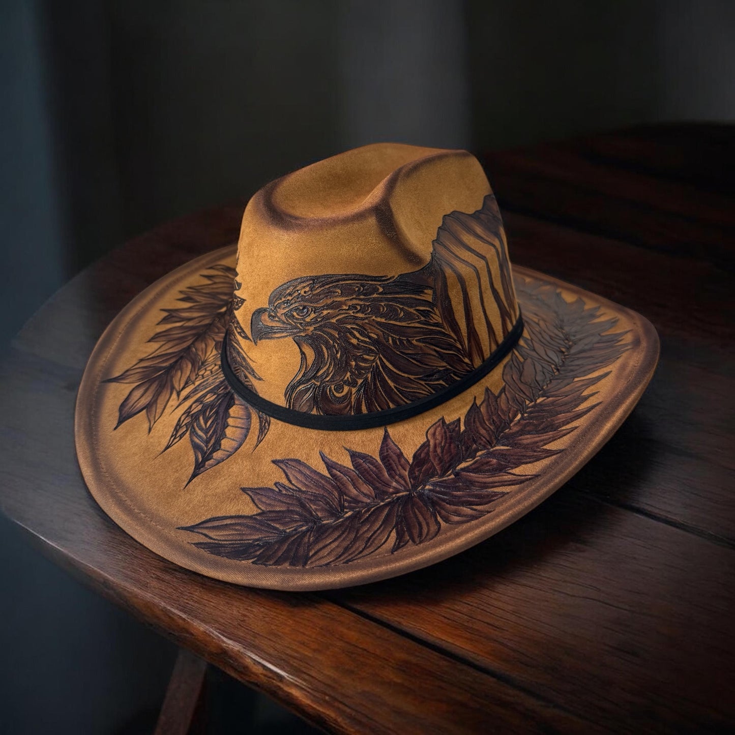 Guardian- Burned Cattleman Cowboy Hat