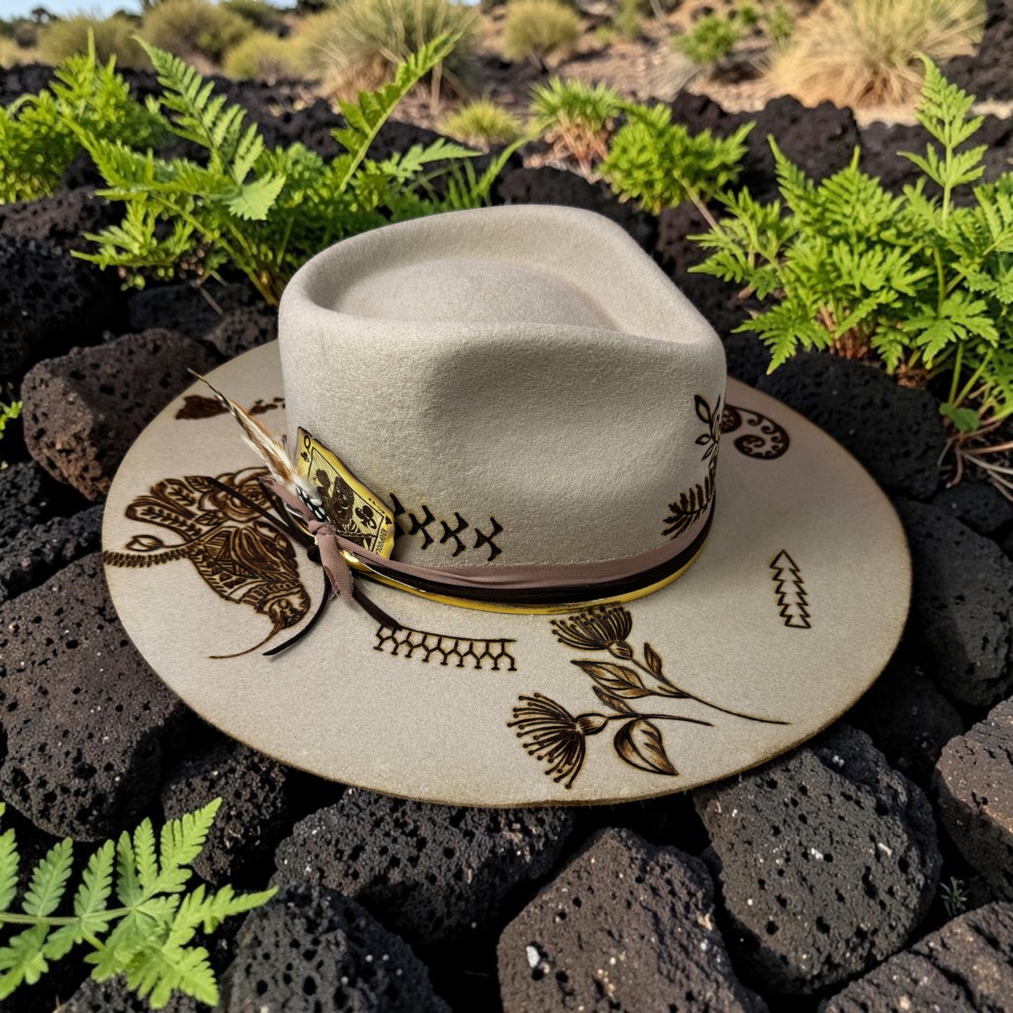 Nightbird - Burned AUS Wool Fedora