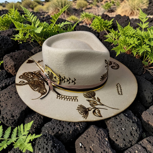 Nightbird - Burned AUS Wool Fedora