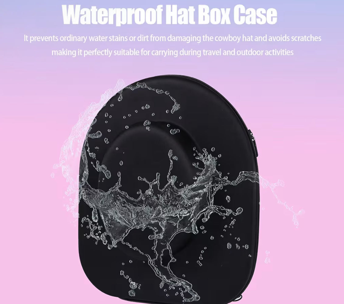 Cowboy Hat Travel Case - Pink