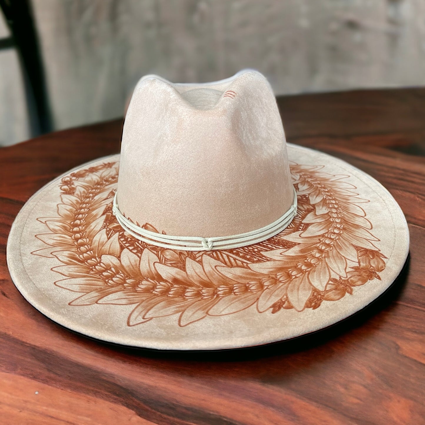 Maiau- Burned Wide Brim Hat