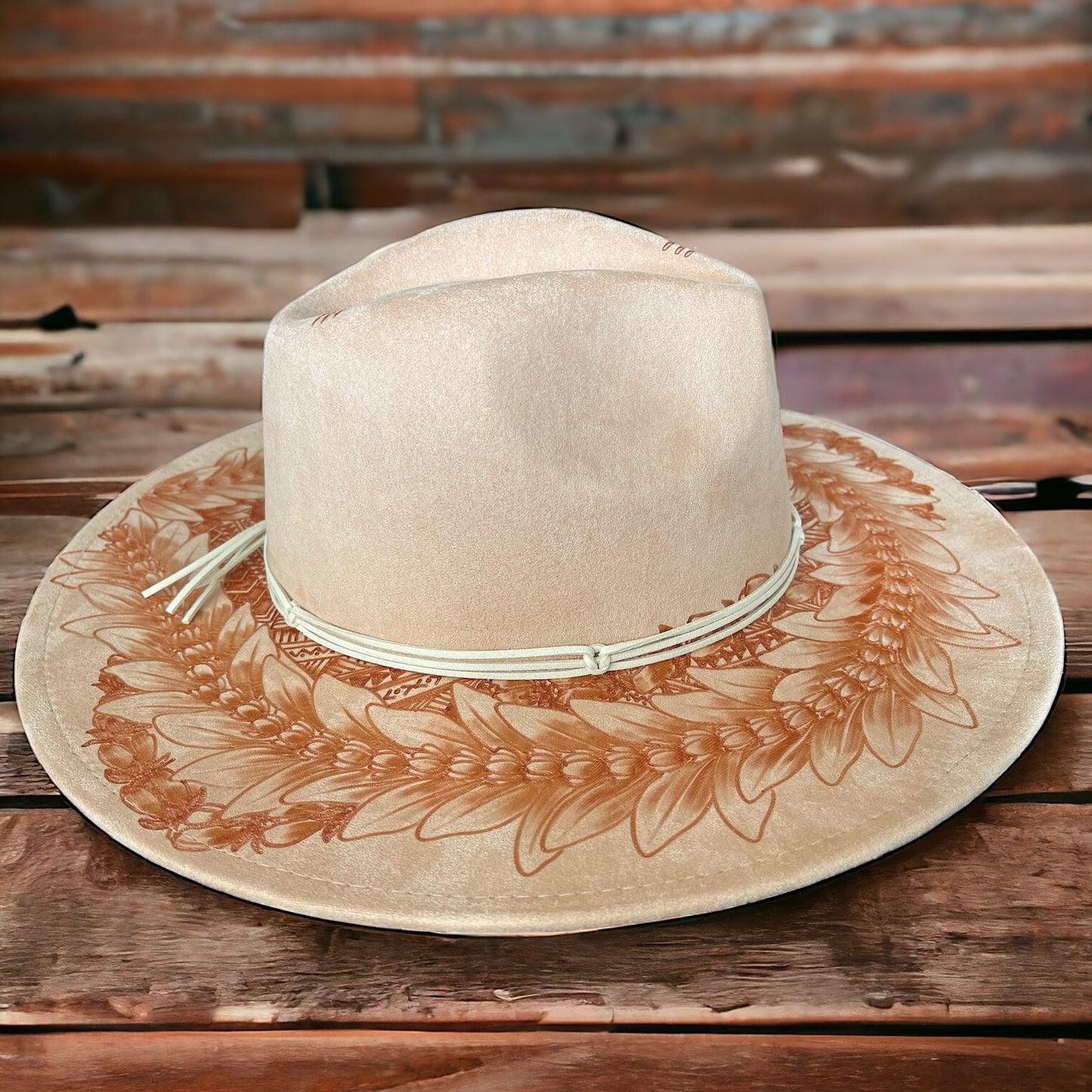 Maiau- Burned Wide Brim Hat