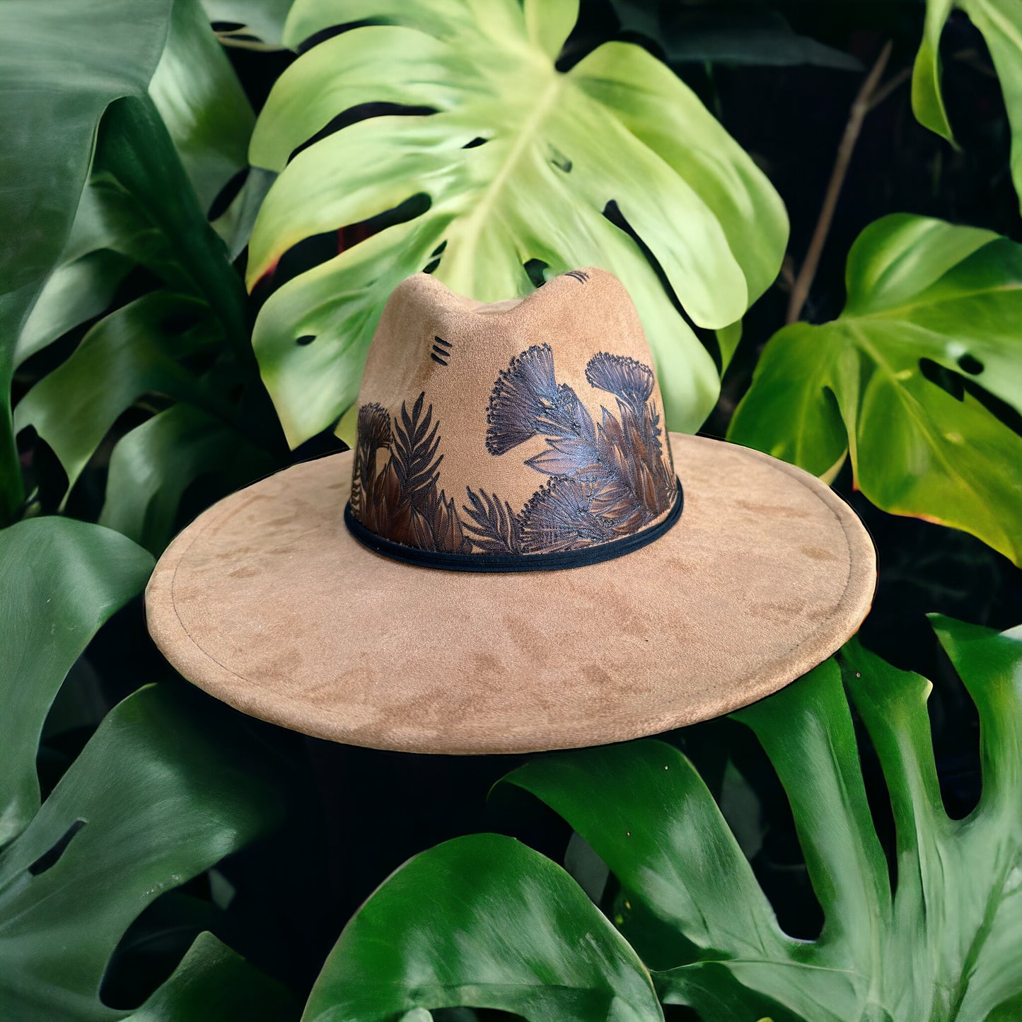 Intertwined - Burned Wide Brim Hat