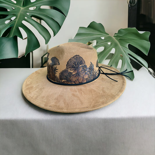 Intertwined - Burned Wide Brim Hat