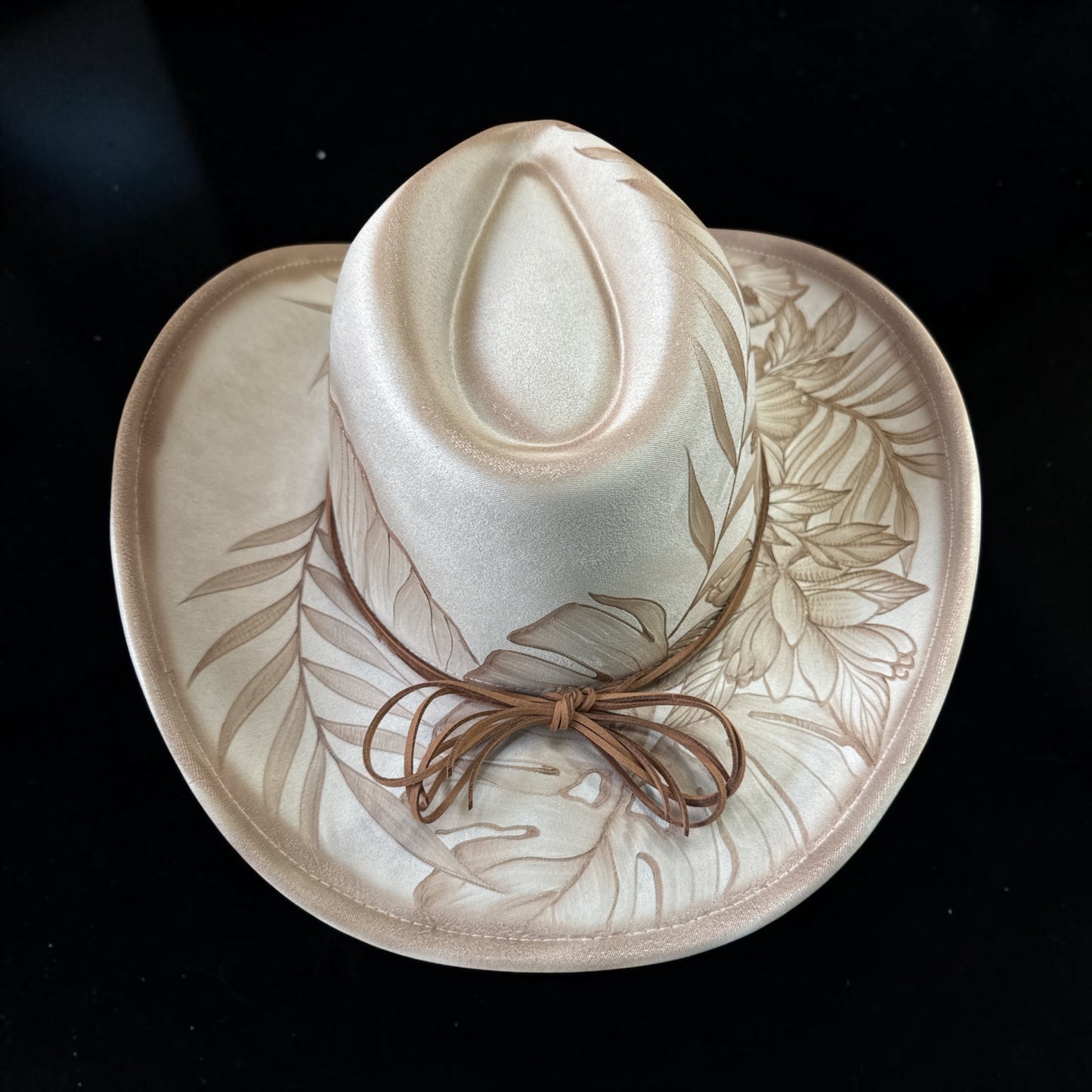 Shaded Ridgeline - Burned Cowboy Style Hat