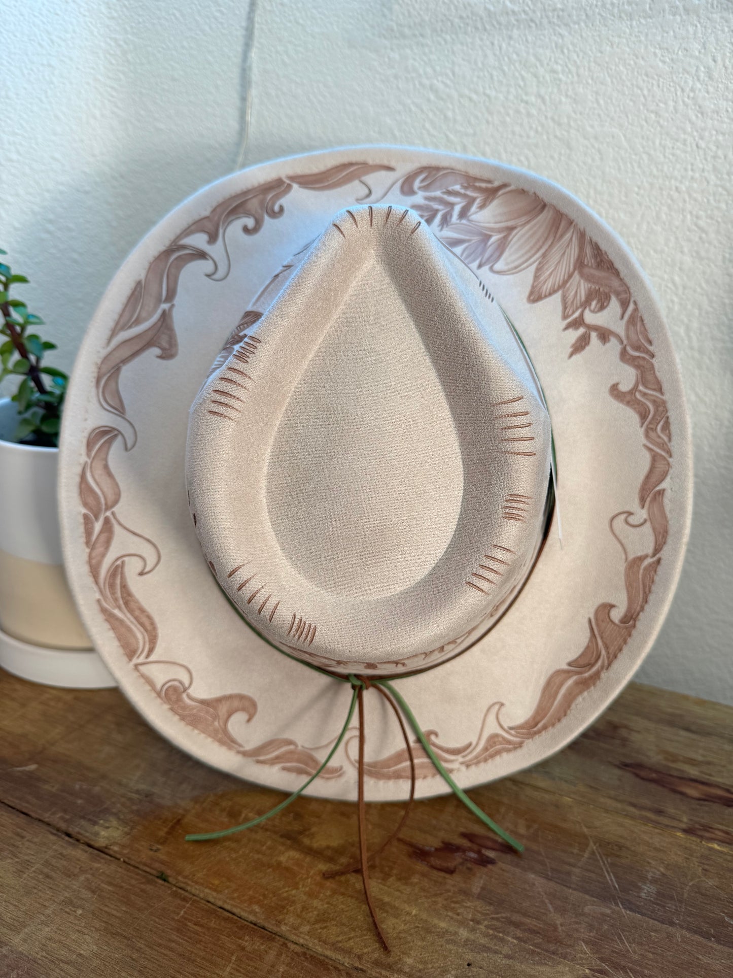 Spirit of the Sea - Burned Small Brim Cowboy Hat