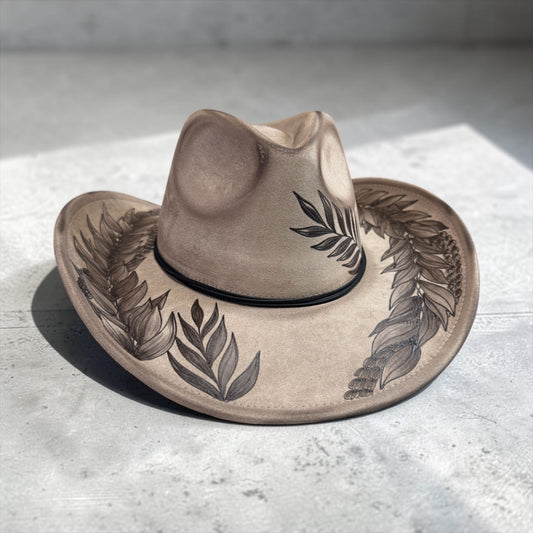 Kamau- Burned Cowboy (Swoop) Hat