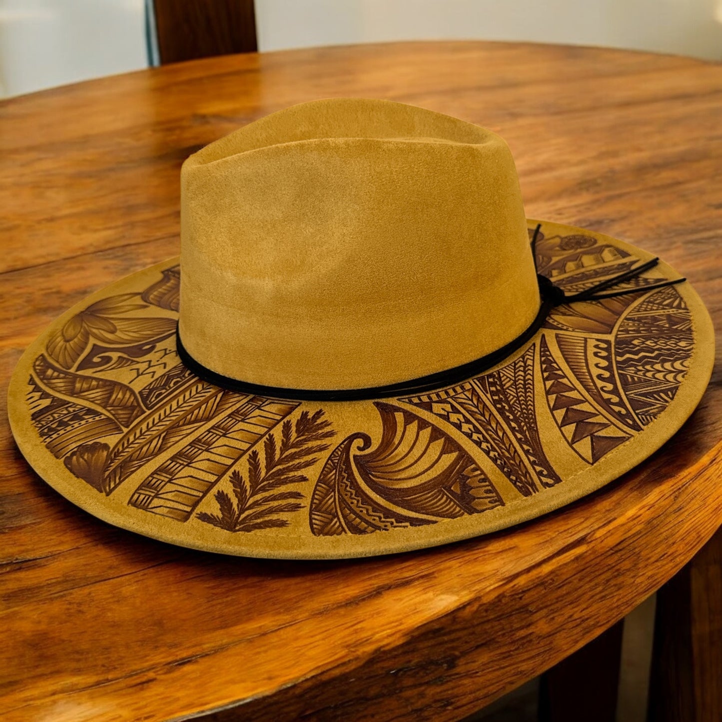 Pride Lines - Burned Wide Brim Hat