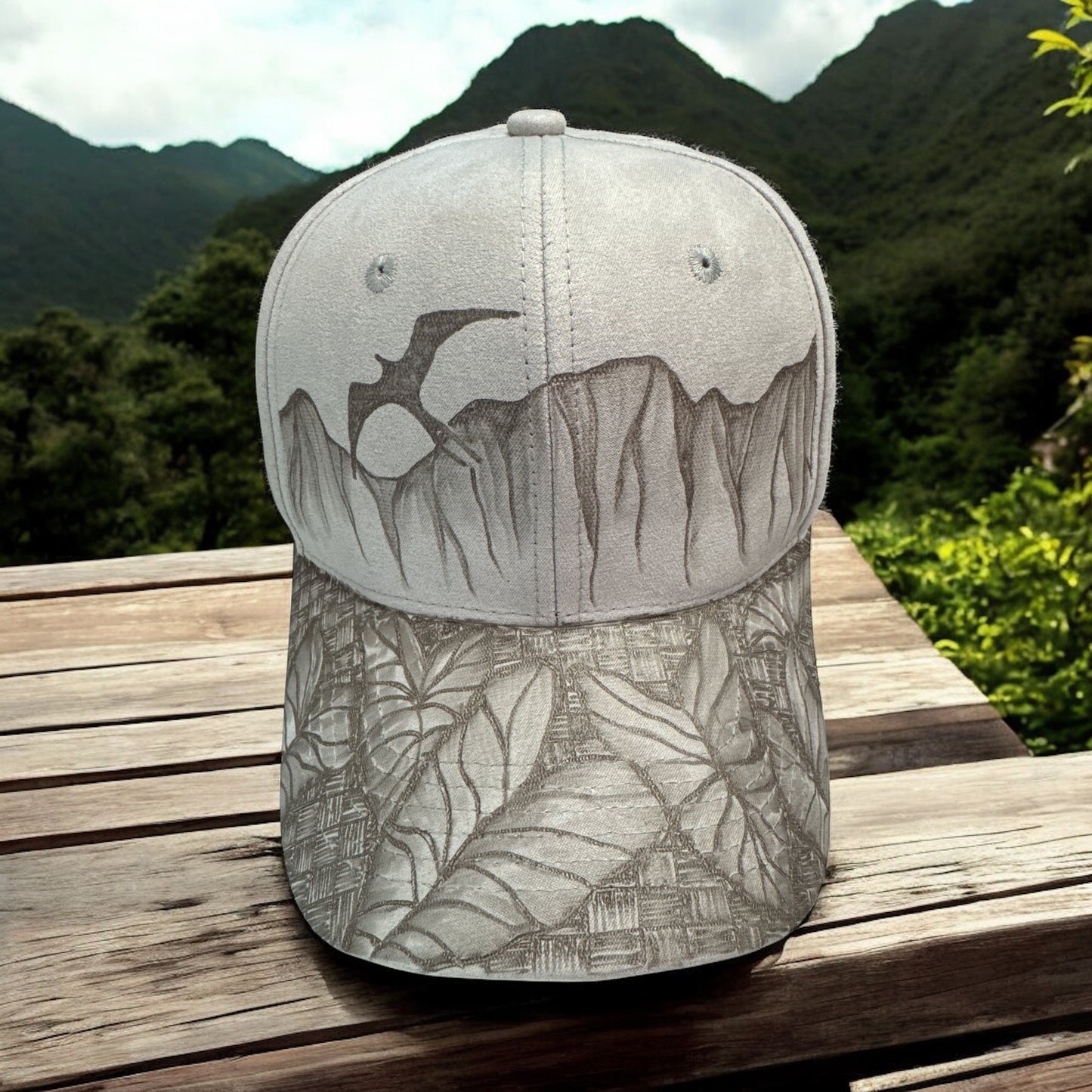 Mountain Climber - Burned Suede Baseball Cap