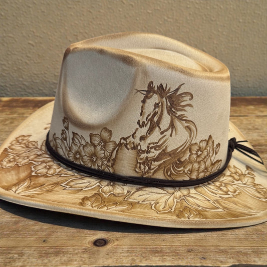 Open Fields - Burned Short Brim Cowboy