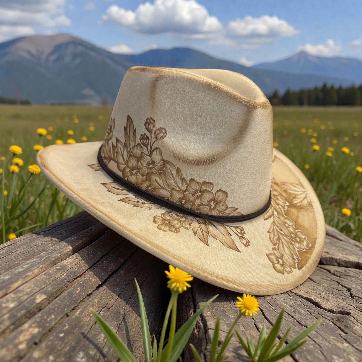 Open Fields - Burned Short Brim Cowboy