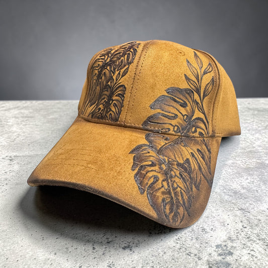 Monsteras- Burned Suede Cap