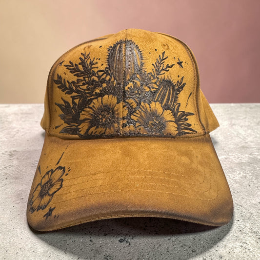 Desert Darlin’ - Burned Suede Cap