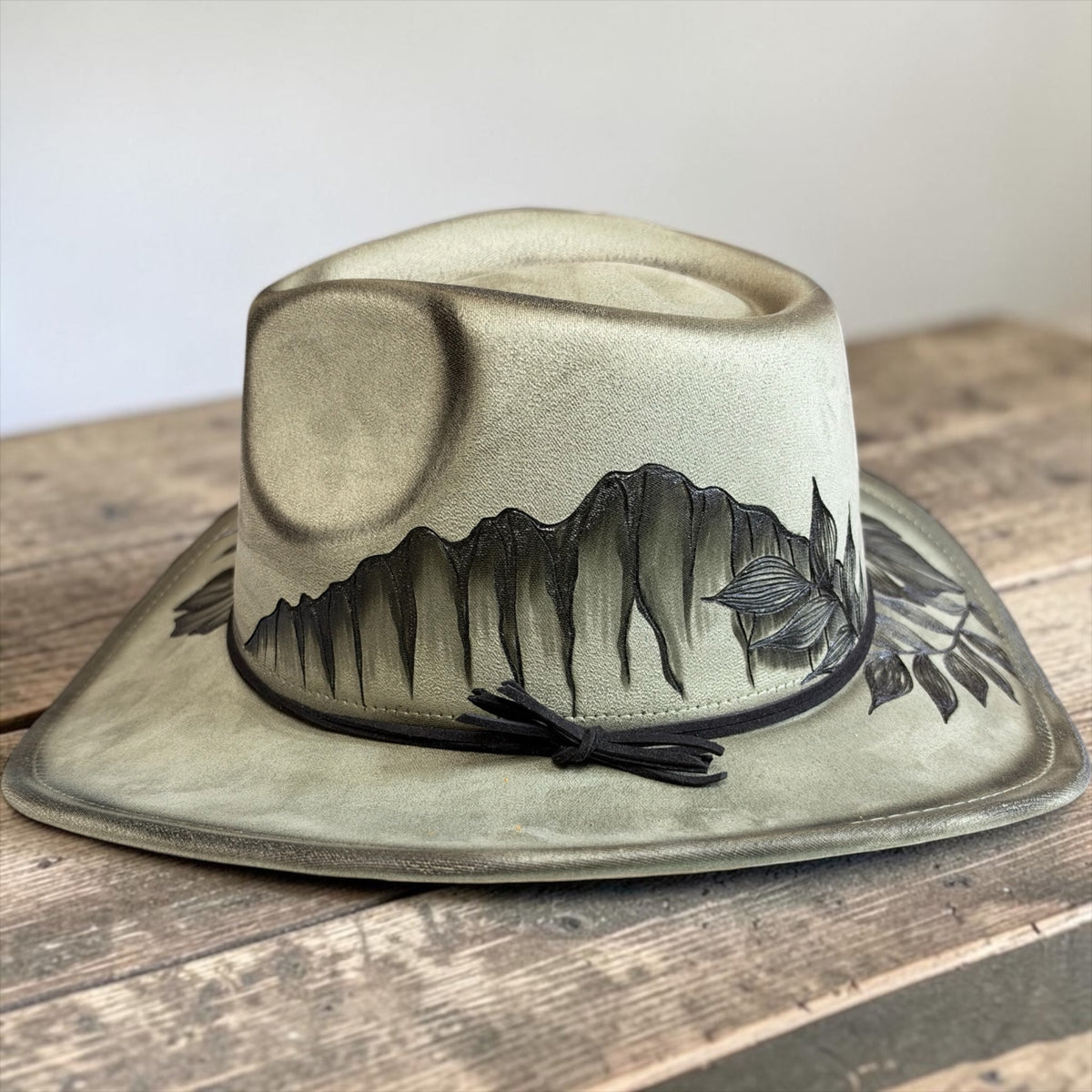 Palms Peak - Burned Short Brim Cowboy