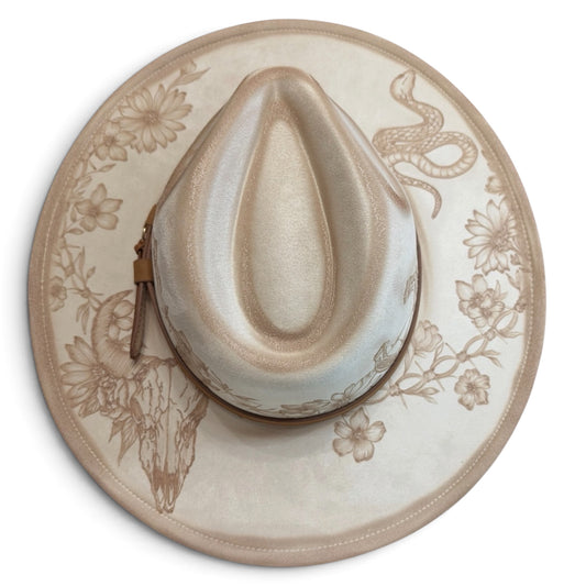 Ophidian - Burned Wide Brim Fedora