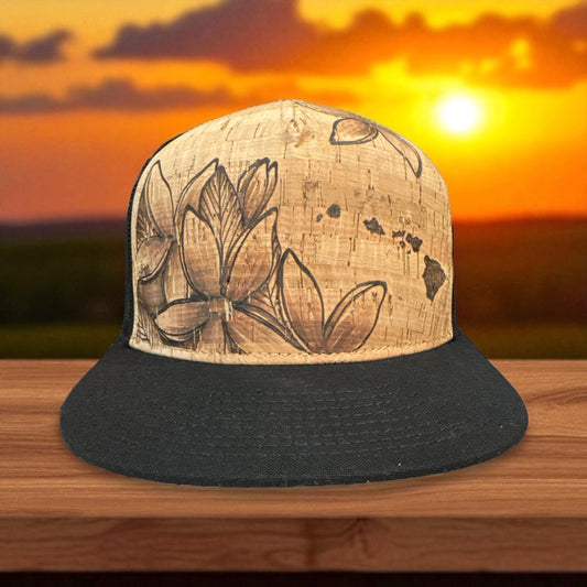 Island Florals - Burned Cork Trucker Hat