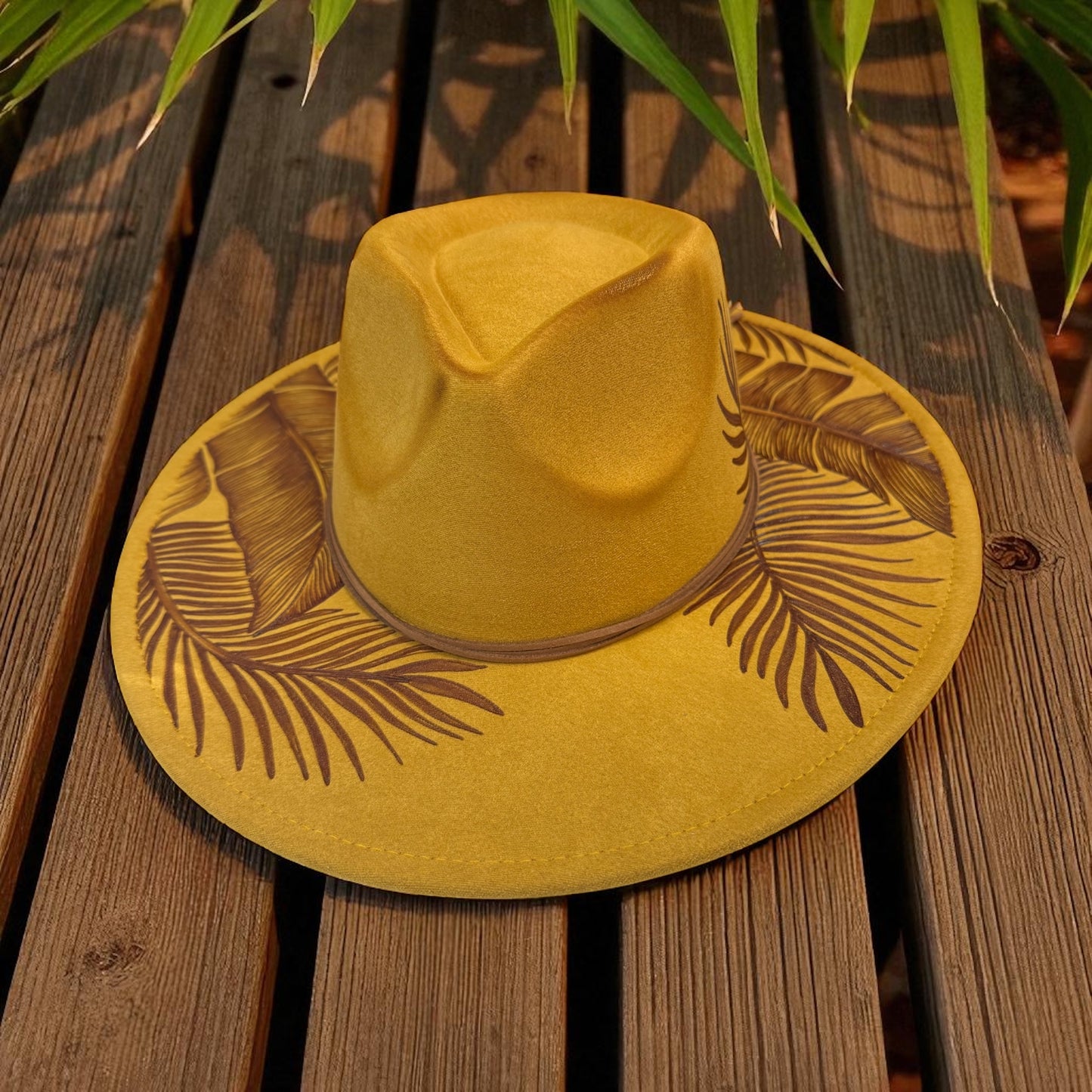 High Definition- Burned Wide Brim Fedora Series