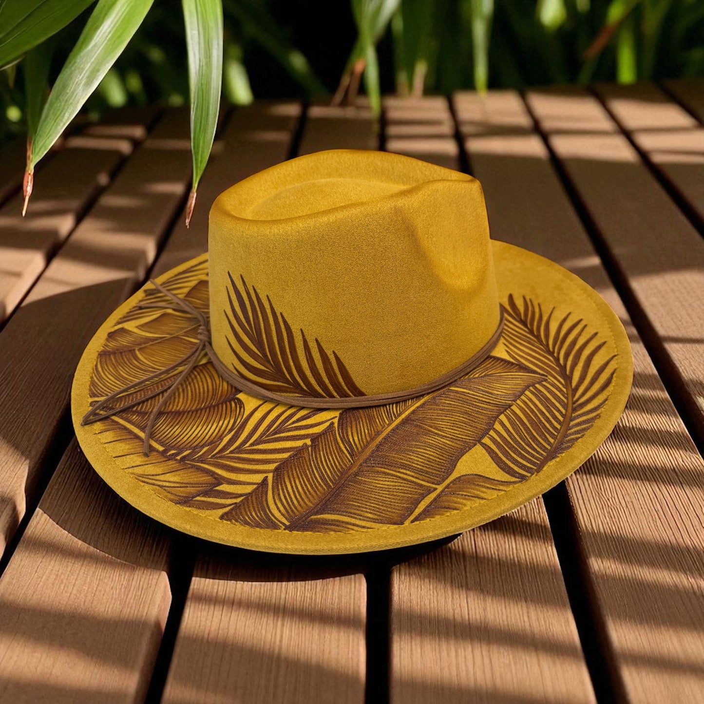 High Definition- Burned Wide Brim Fedora Series
