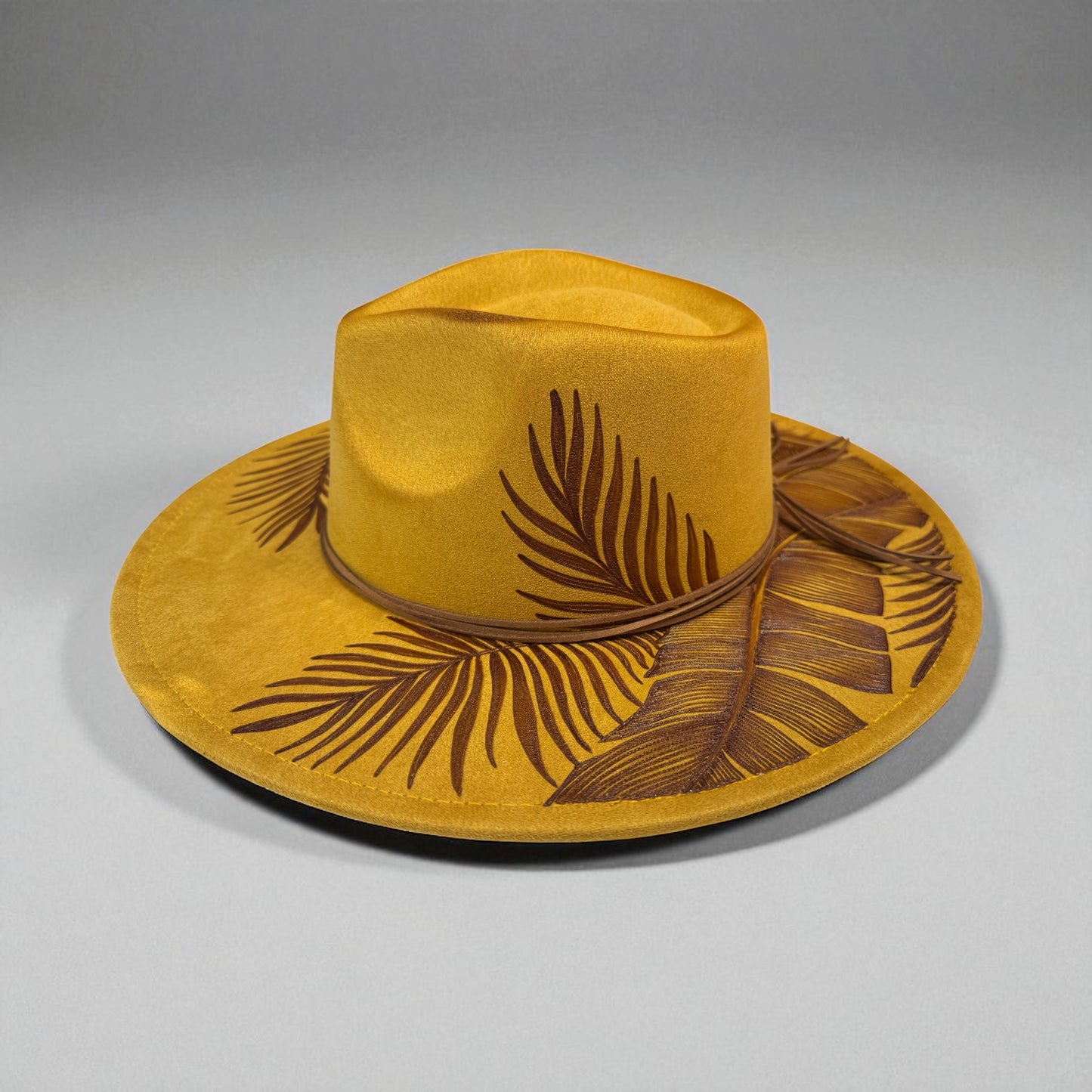 High Definition- Burned Wide Brim Fedora Series