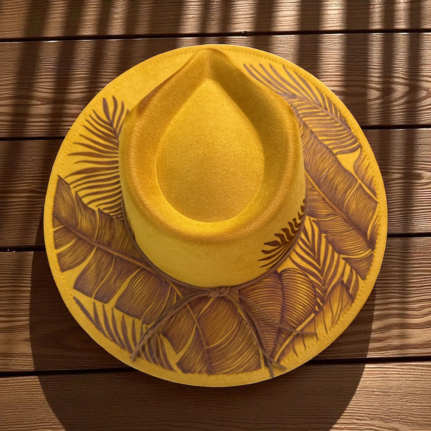 High Definition- Burned Wide Brim Fedora Series