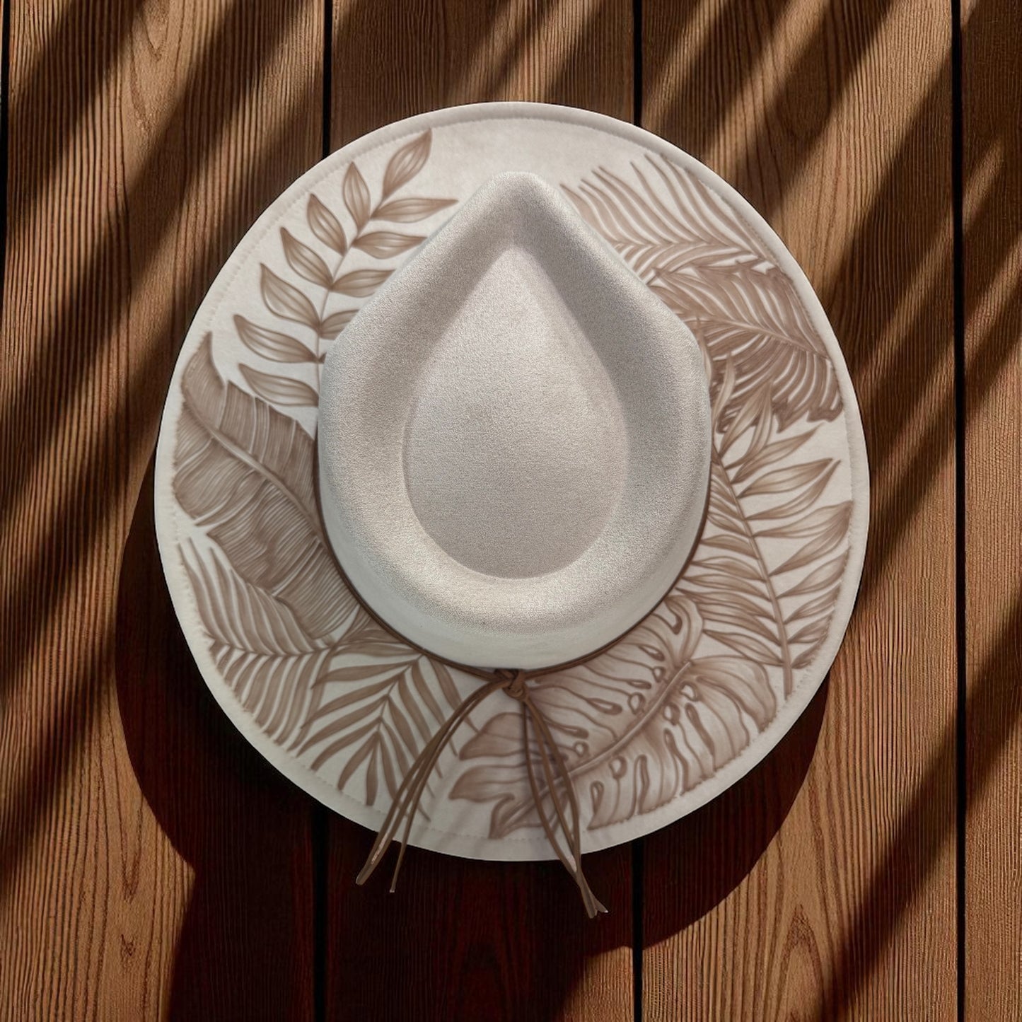 High Definition- Burned Wide Brim Fedora Series
