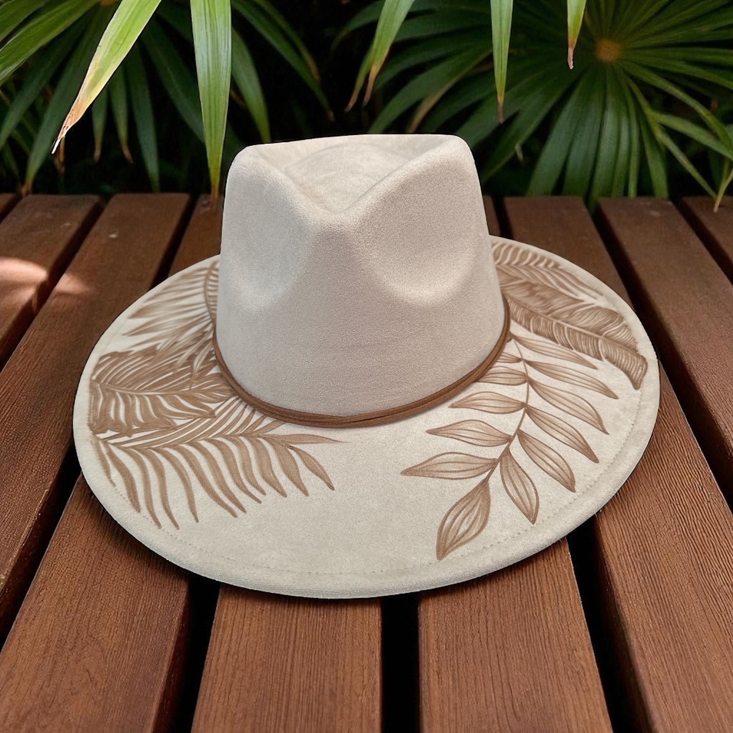 High Definition- Burned Wide Brim Fedora Series