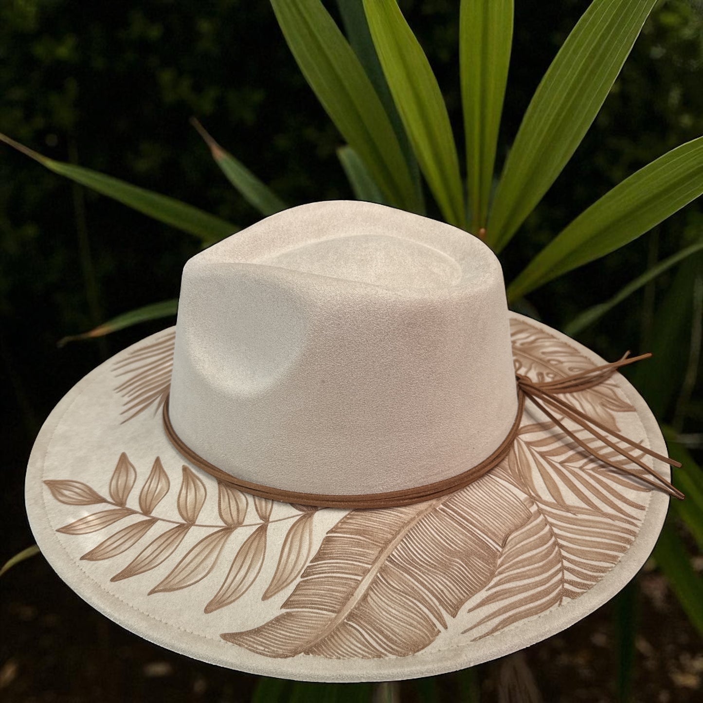 High Definition- Burned Wide Brim Fedora Series