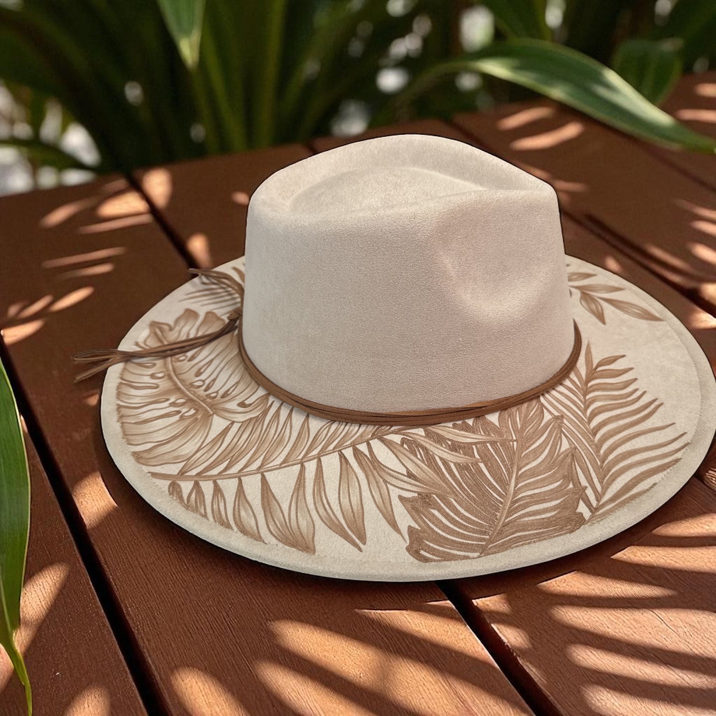 High Definition- Burned Wide Brim Fedora Series