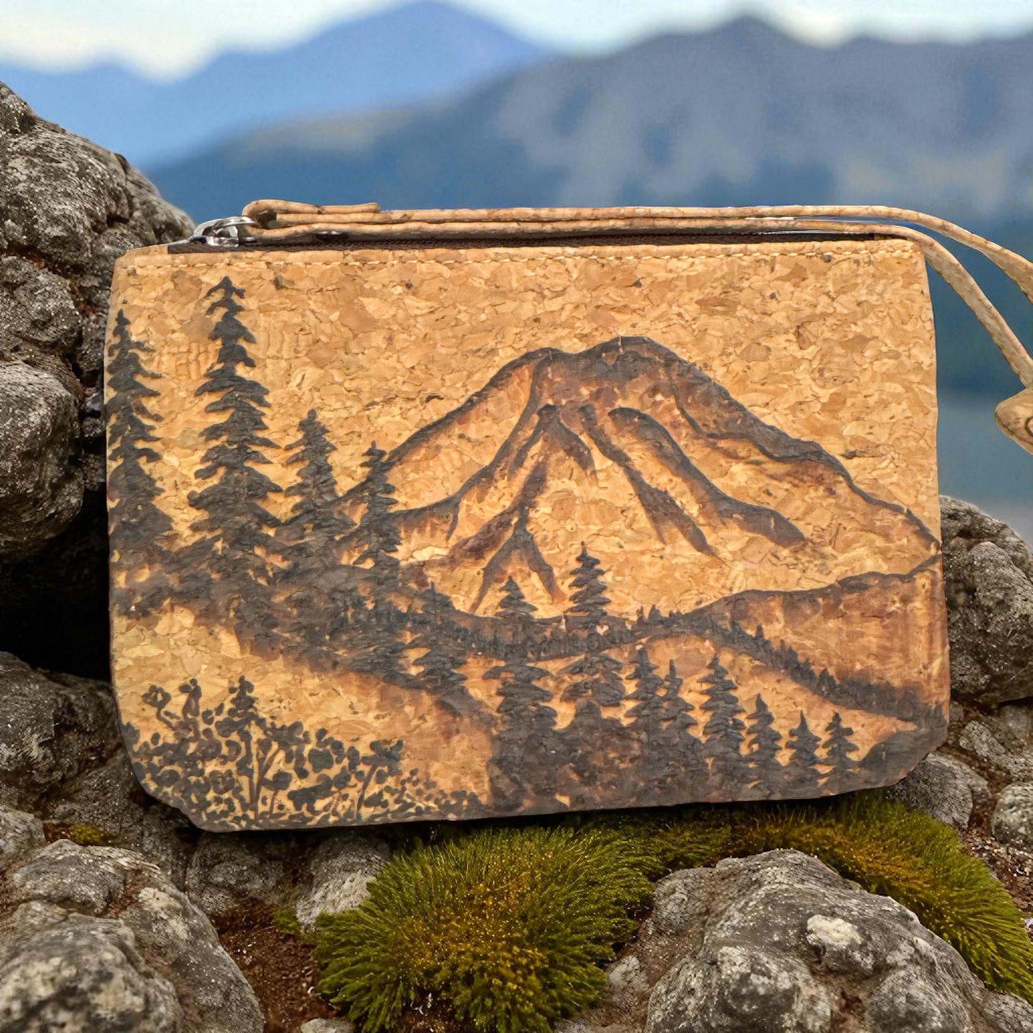 Cork Wristlet- Small