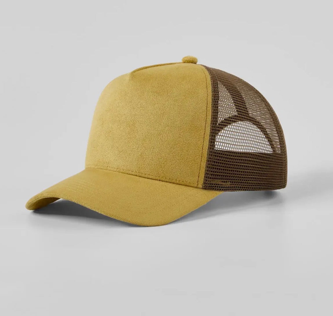 Create a Custom Suede Mesh Full Panel Trucker Hat