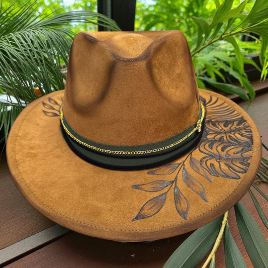 Royal- Burned Short Brim Cowboy