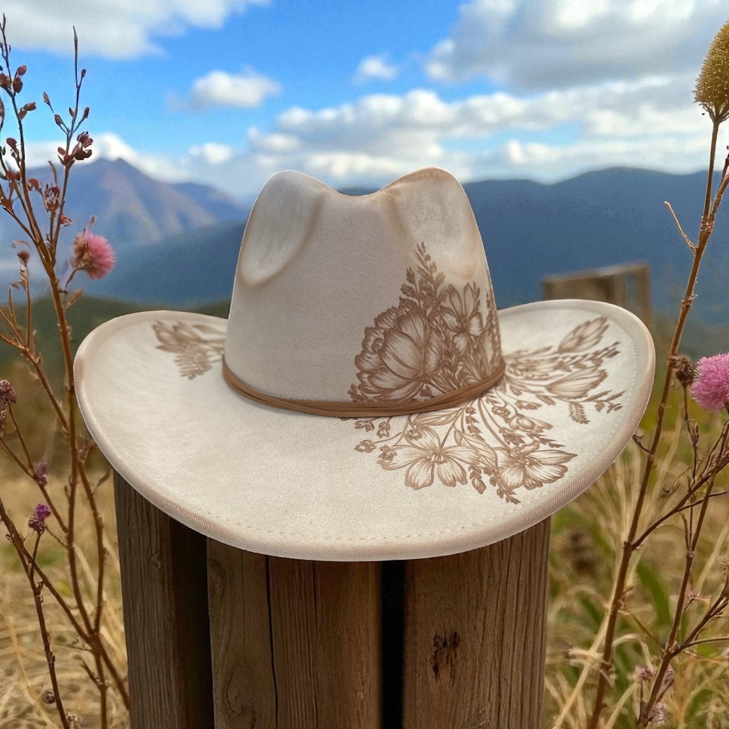 Radiant Range- Burned Cowboy Hat