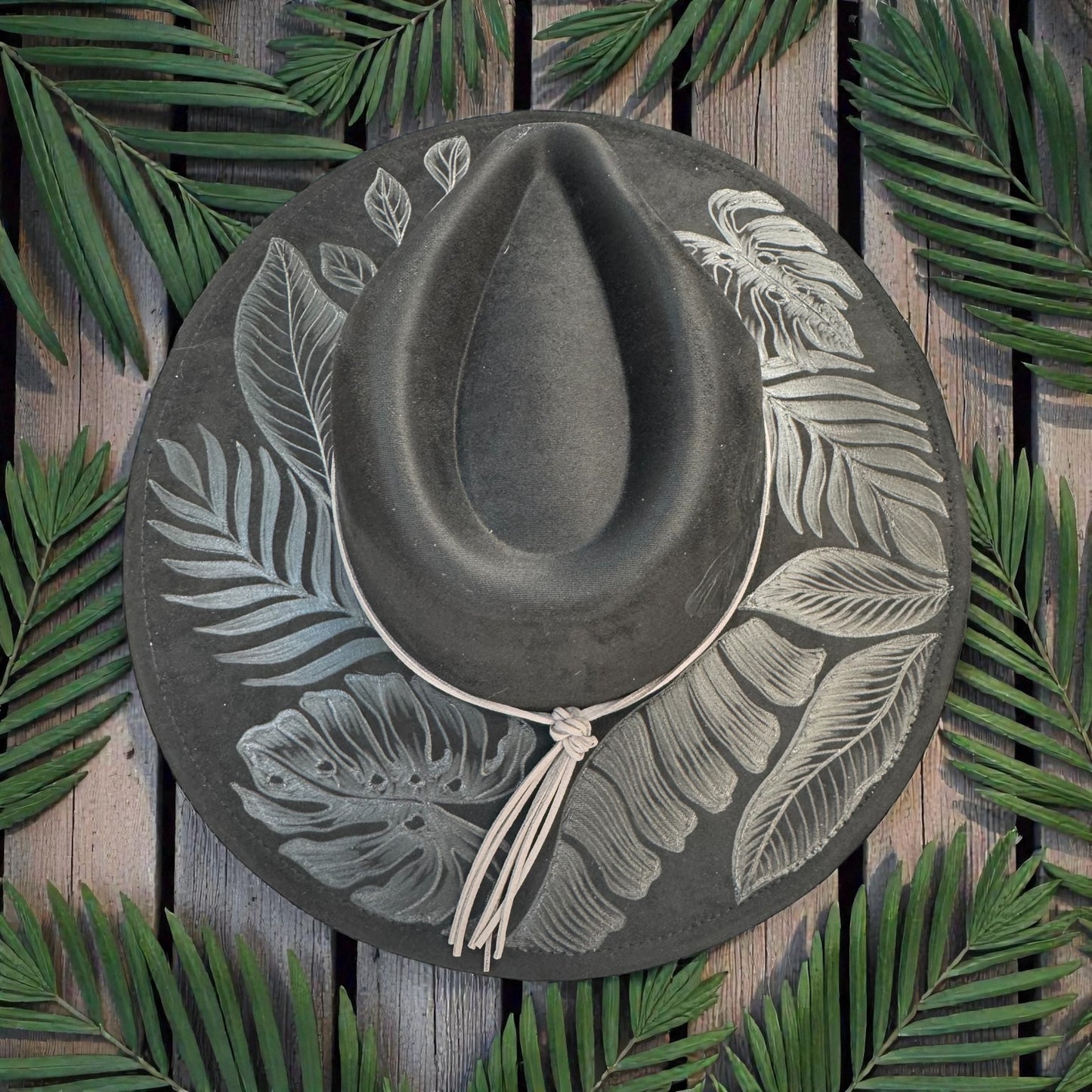 High Definition- Burned Wide Brim Fedora Series