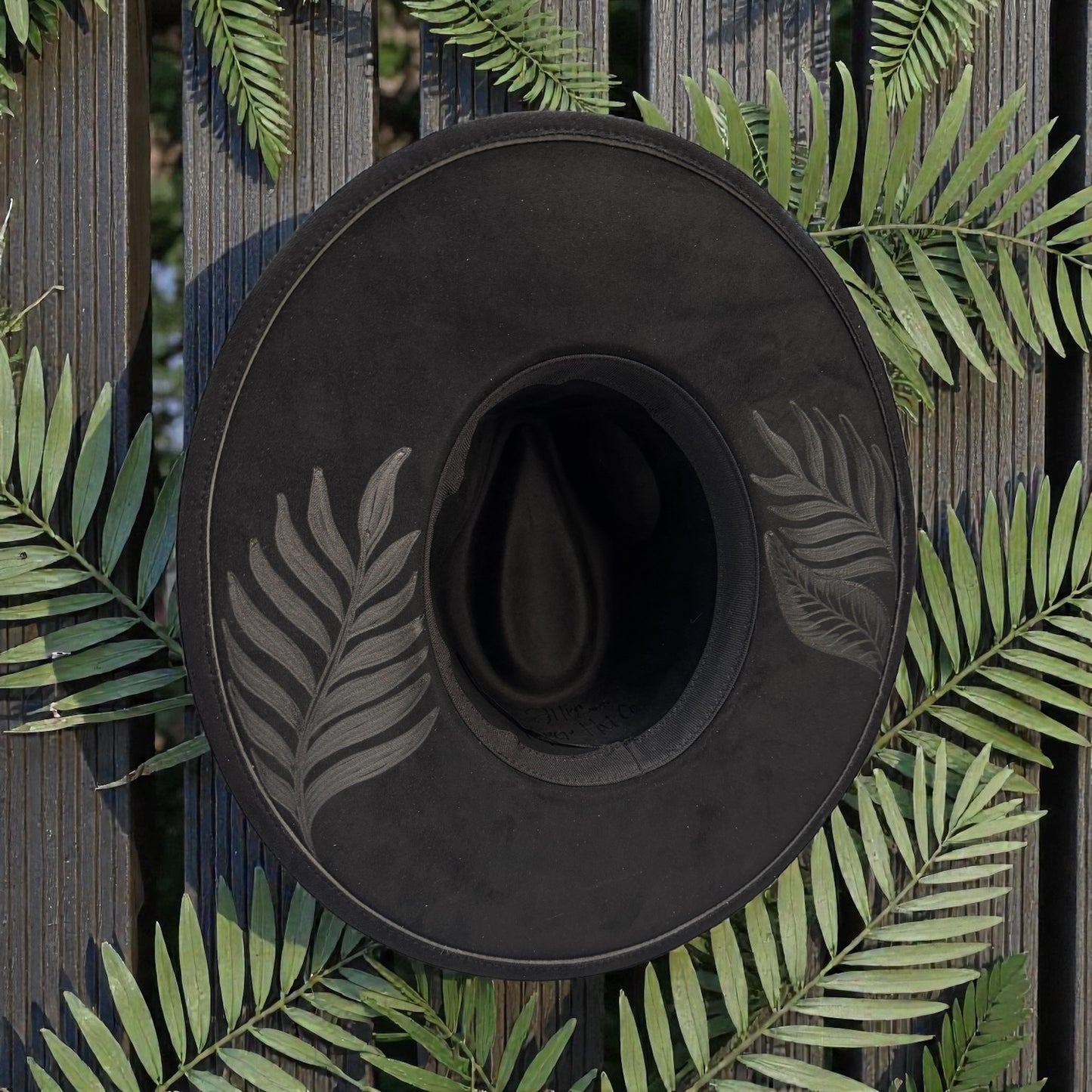 High Definition- Burned Wide Brim Fedora Series