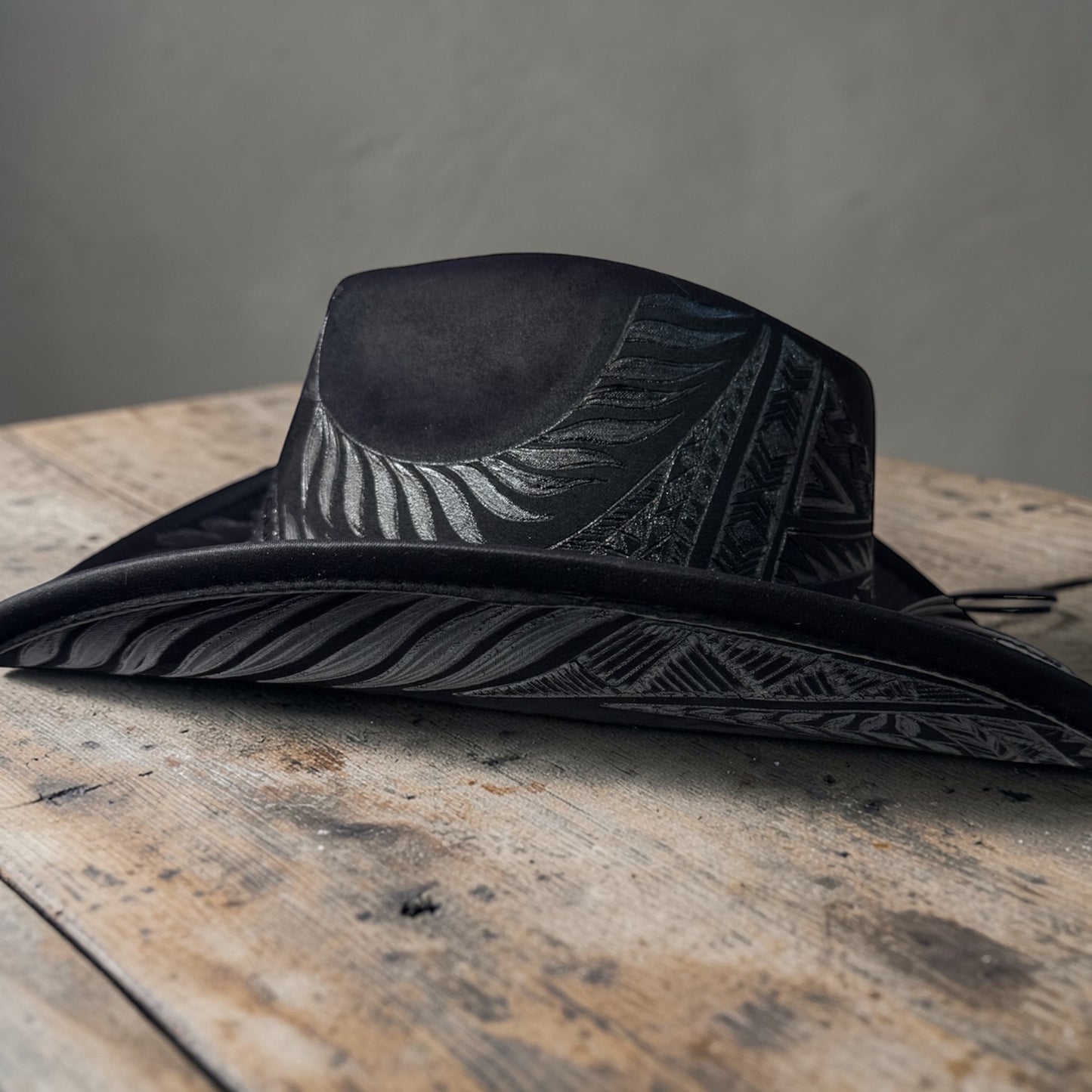Shining Armor- Burned Cowboy Hat